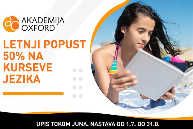 Letnja akcija u "Akademiji Oxford" - 50 odsto popusta na ubrzane grupne kurseve jezika