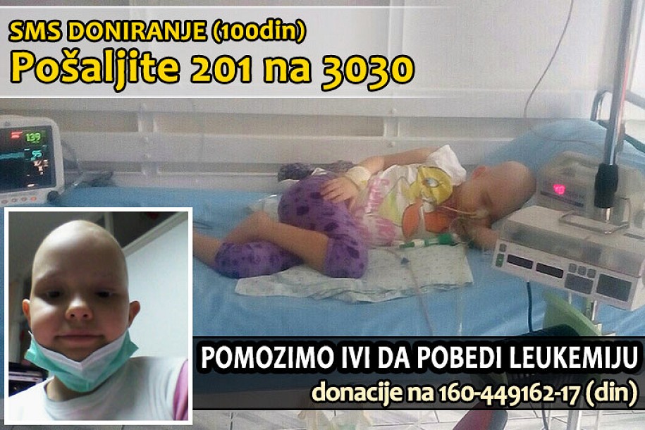 Maloj Ivi neophodna transplantacija koštane srži
