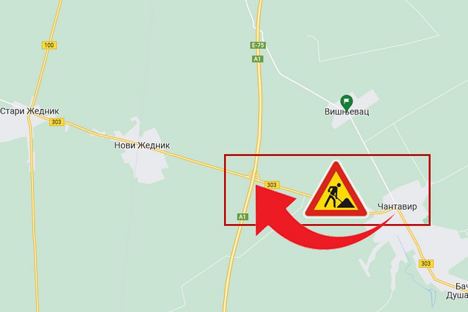 Radovi na deonici auto-put petlja "Žednik" - Čantavir