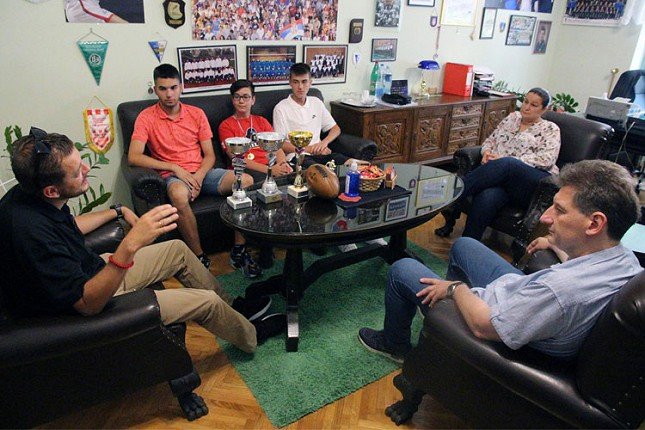 Prijem za šampione u američkom fudbalu u Gradskoj kući