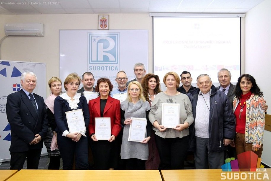 Dodeljene licence profesionalnim upravnicima zgrada