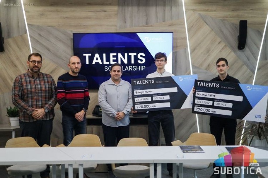 Kompanija "ErdSoft" stipendira studente Visoke tehničke škole