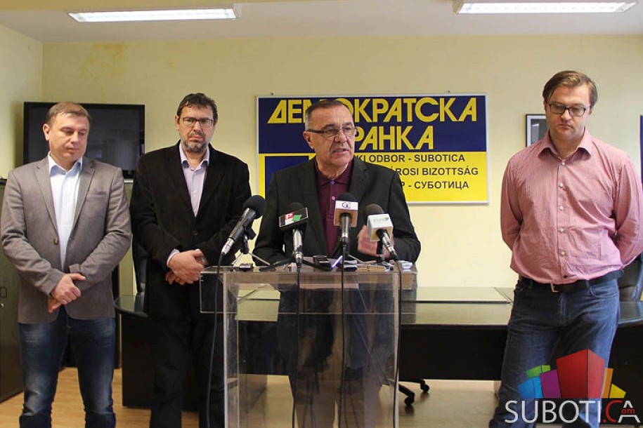 Predstavljеna koalicija "Za pristojnu Suboticu - Demokratska stranka (DSHV, LDP, Nova)"