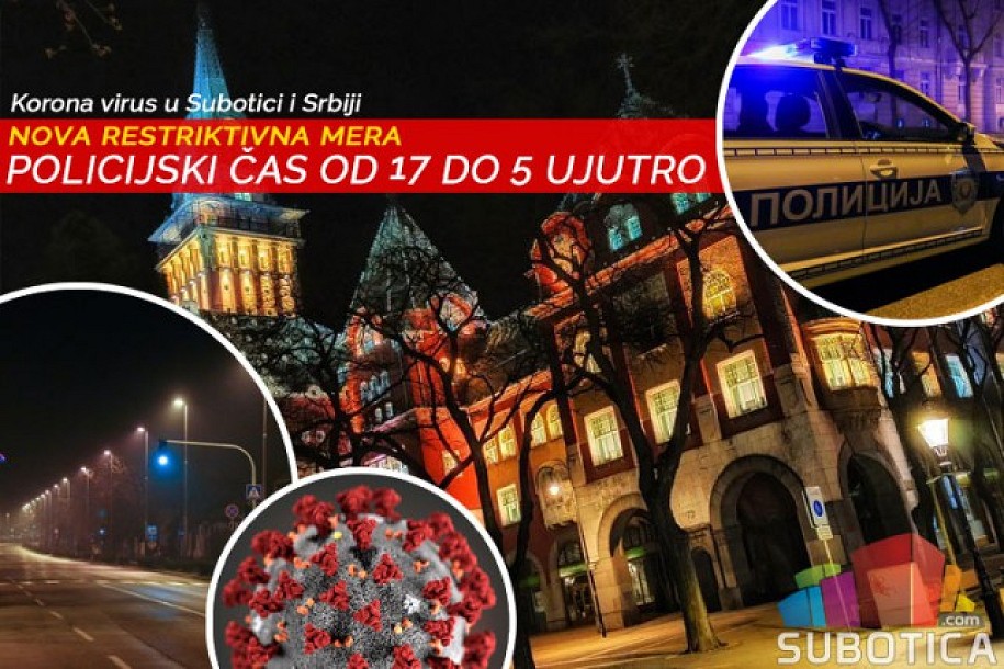 Policijski čas od 17 časova, omogućen kratak izlazak za šetnju kućnih ljubimaca
