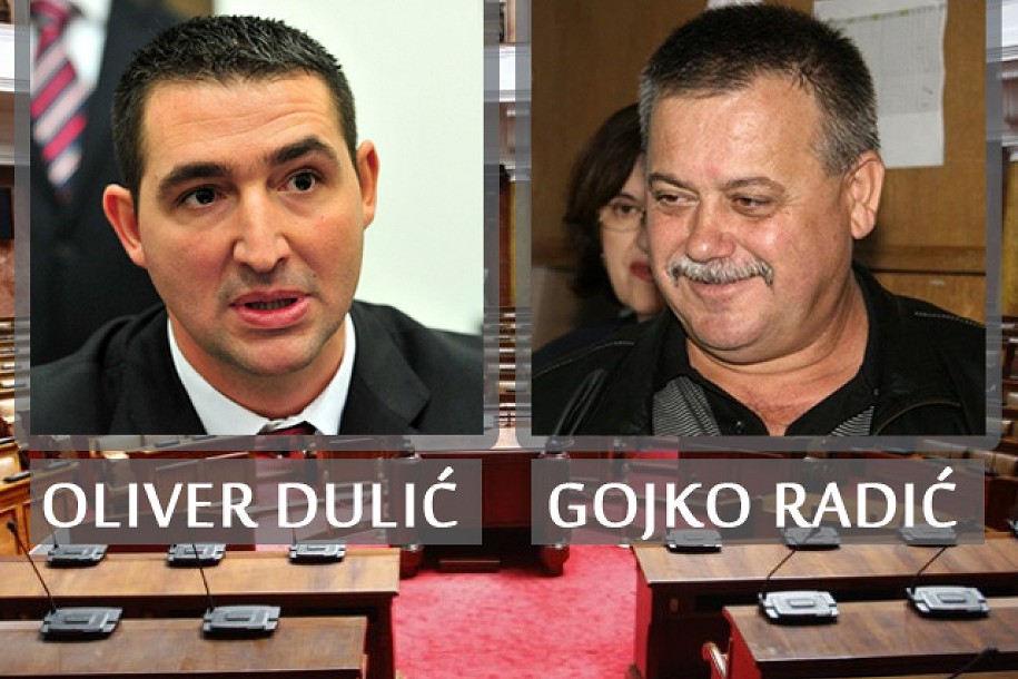 Oliver Dulić i Gojko Radić podneli ostavke na poslaničke funkcije u Skupštini Srbije