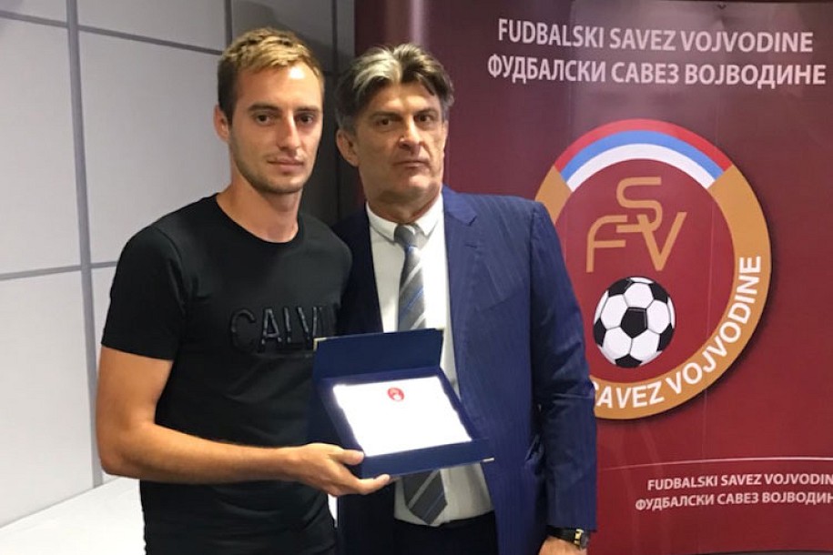 Fudbal: Spartakov Lazar Tufegdžić najbolji u Vojvodini