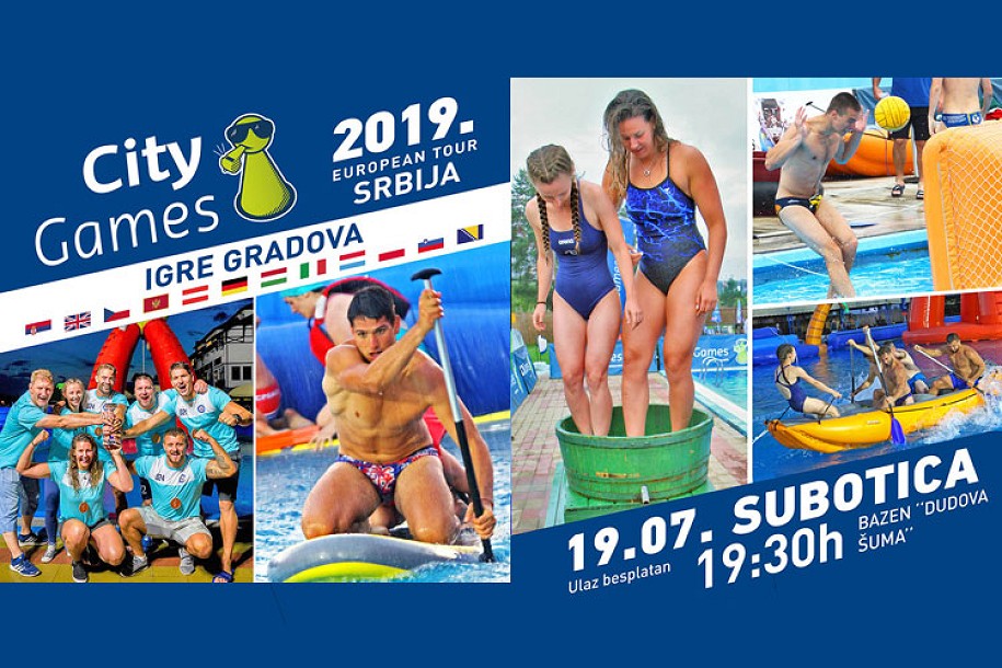 "Igre bez granica - City games" u petak na bazenu u Dudovoj šumi
