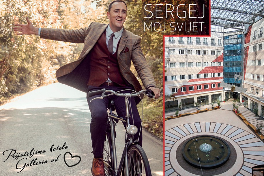 Hotel Galleria svojim prijateljima poklanja novi CD Sergeja Ćetkovića sa autogramom