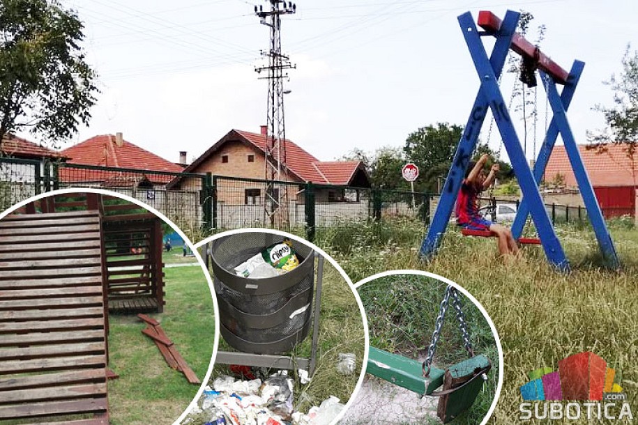 Umesto bezbrižnog mesta za igranje, dečja igrališta zapuštena