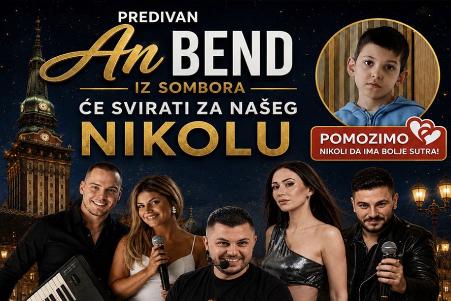 Humanitarno veče za Nikolu na Gradskom trgu u utorak