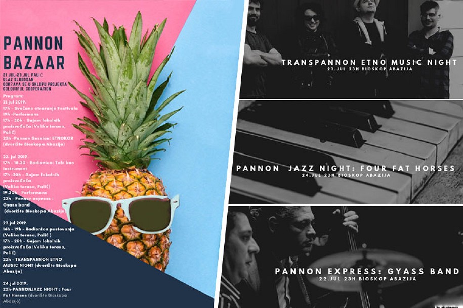 "Pannon Bazaar" - festival lokalne kulture i organskih proizvođača od 21. do 23. jula na Paliću