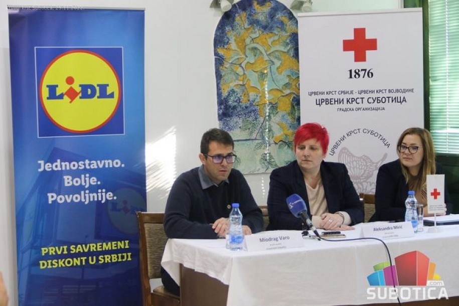 "Mala dela su velika stvar" - zajednička akcija Crvenog krsta i Lidla za pomoć najugroženijim sugrađanima
