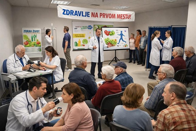 Besplatna kontrola zdravlja sutra u Novom Žedniku