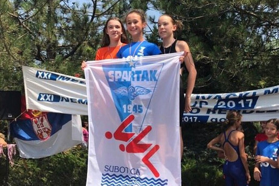 Plivači Spartaka osvojili 8 medalja na međunarodnom mitingu u Adi