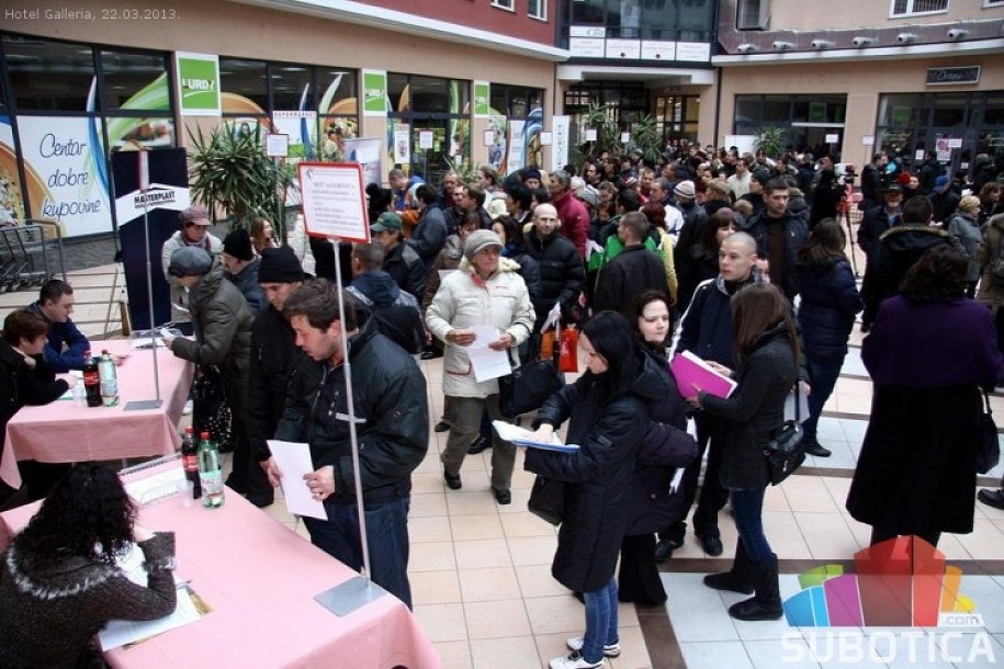 Sajam zapošljavanja 20. aprila u Atriumu hotela "Galleria"