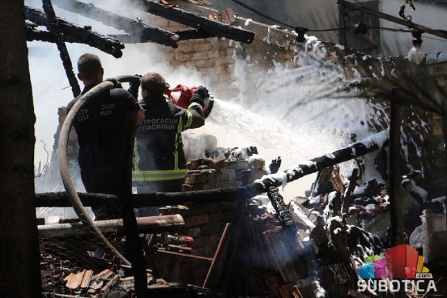 Izgorela radionica u Malom Radanovcu