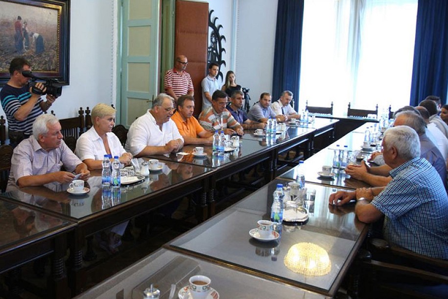 Prijem za delegaciju Organizacionog odbora Prvenstva Evrope u rvanju za kadete