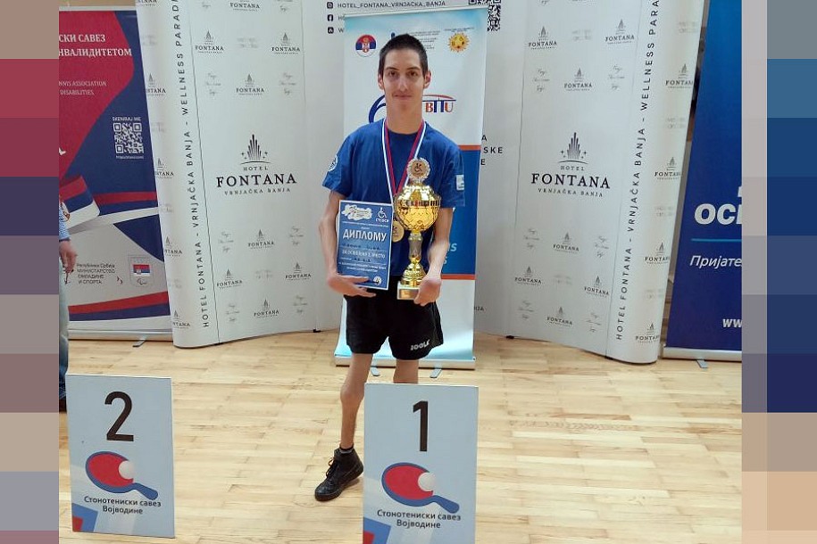 Stoni tenis: Dva zlata za Luku Vidovića na Balkanskom prvenstvu
