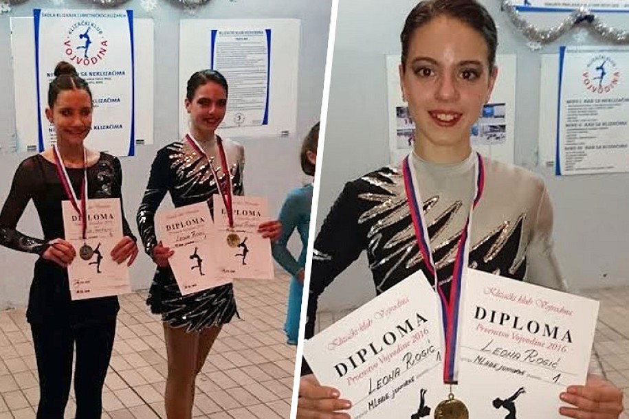Klizačica Leona Rogić prvakinja Vojvodine u kategoriji mlađih juniorki