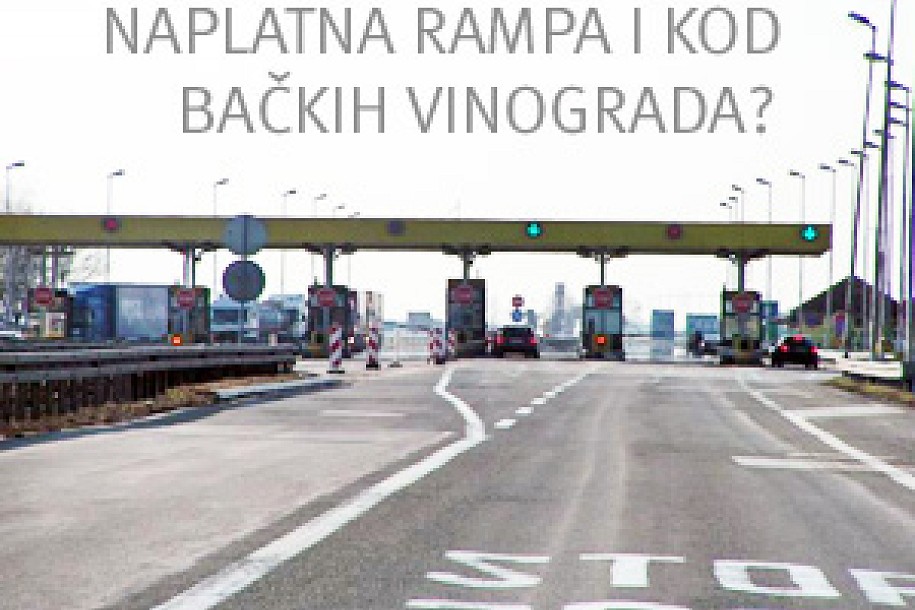 Naplatna rampa kod Bačkih Vinograda?