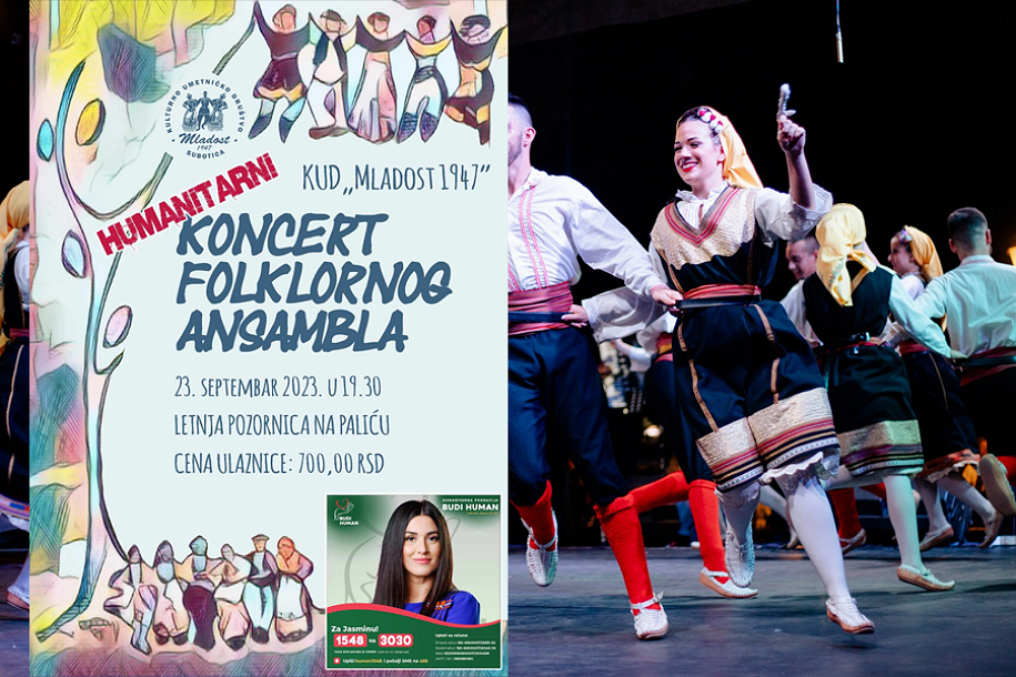 Veliki humanitarni koncert KUD "Mladost"na Letnjoj pozornici