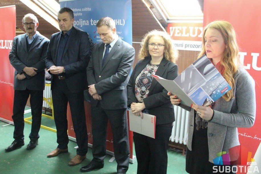 Donacija krovnih prozora Atletskom klubu "Spartak"