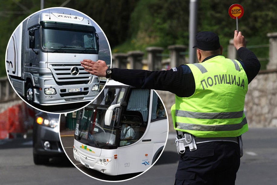 Pojačana kontrola saobraćaja, pre svega vozača teretnih vozila i autobusa
