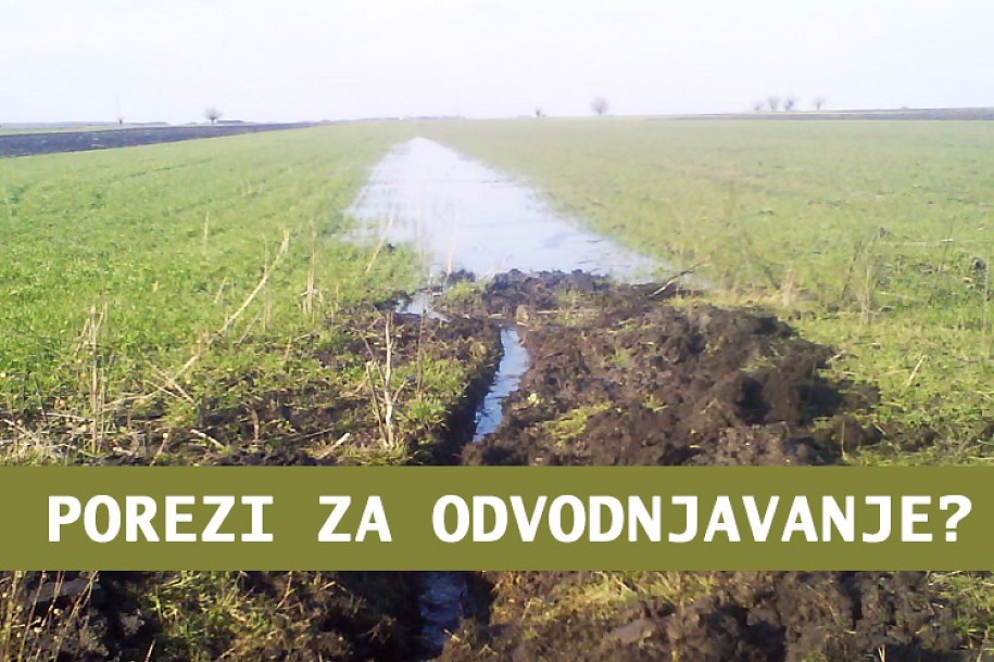 Građanima stižu porezi za odvodnjavanje