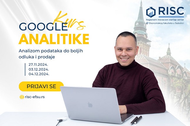 Prijavite se na besplatan kurs Gugl analitike