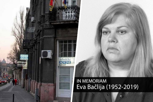 Preminula Eva Bačlija, dugogodišnja novinarka Subotičkih novina