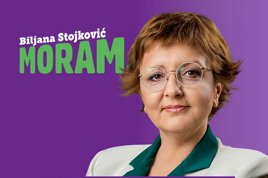 Koalicija "Moramo": Počelo prikupljanje potpisa za predsedničku kandidaturu prof. dr Biljane Stojković