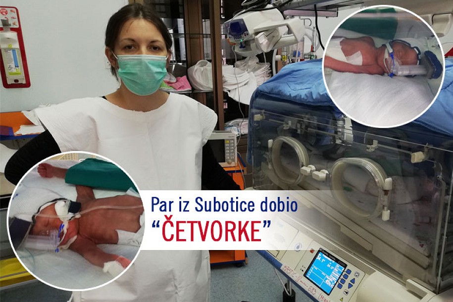 Subotičanka na svet donela "četvorke" - devojčicu i tri dečaka