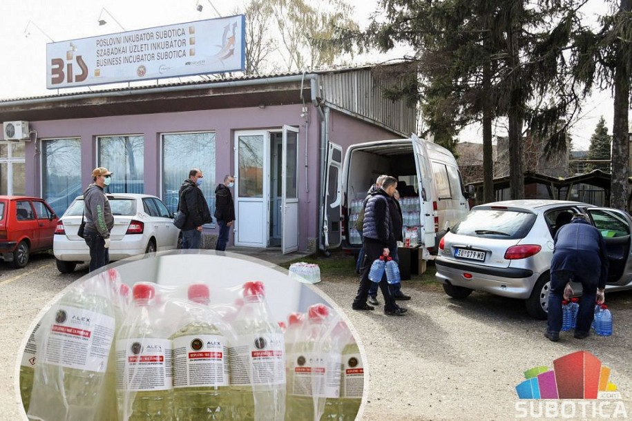 Besplatno dezinfekciono sredstvo i za zgrade