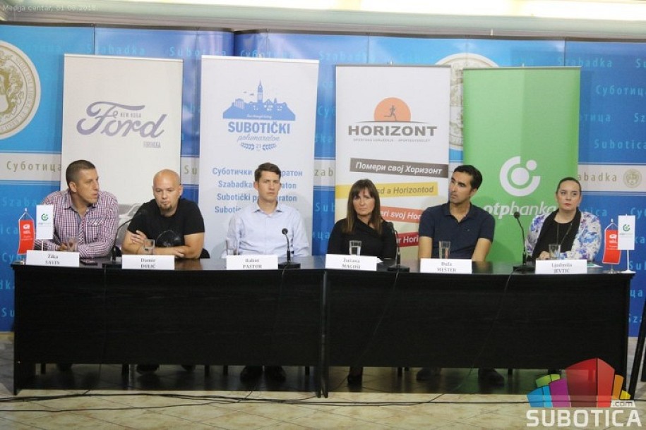 Đula Mešter promoter 2. Subotičkog maratona