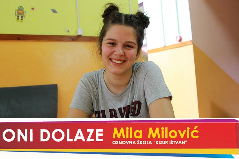 Oni dolaze: Mila Milović, đak generacije OŠ "Kizur Ištvan"