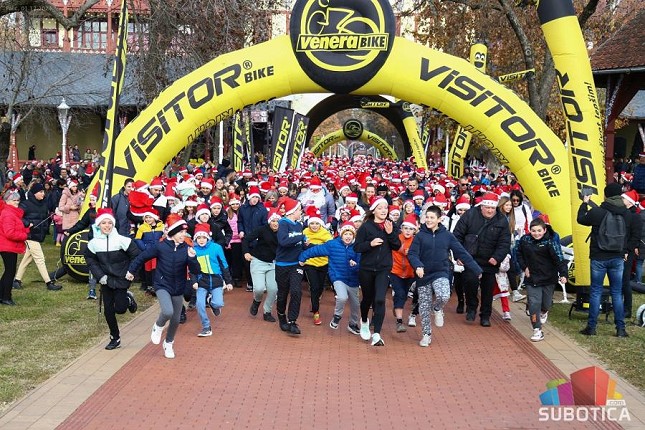 Održana jubilarana 25. trka Deda Mrazova na Paliću