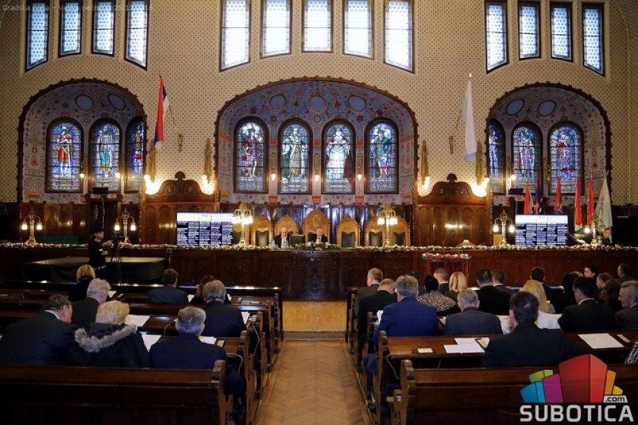 Konstitutivna sednica Skupštine Subotice u petak