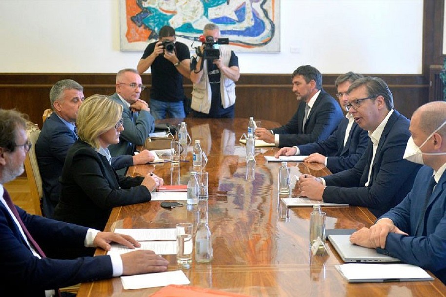 Predsednik Srbije primio delegaciju hrvatske nacionalne zajednice