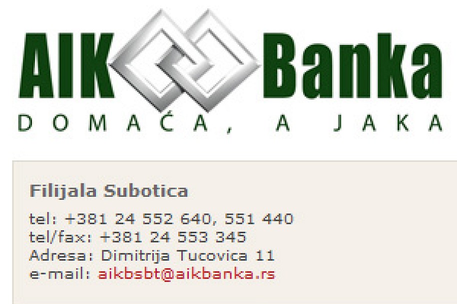 AIK banka odobrava subvencionisane kredite