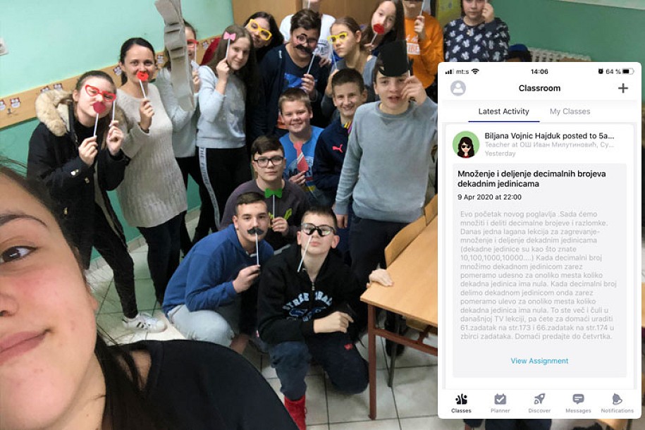 Nastavnica Biljana pronašla dobitnu formulu za nastavu na daljinu