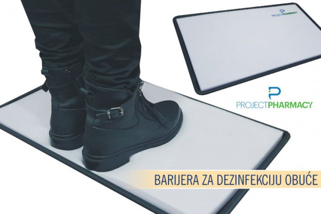 Dezinfekciona barijera za sigurnu i bezbednu obuću