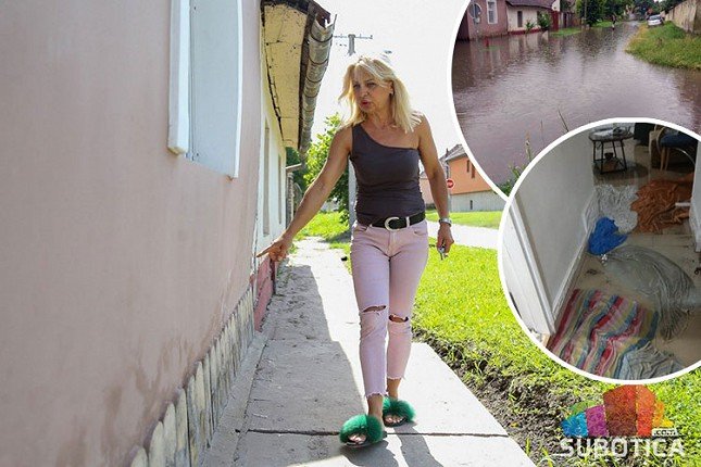 Posle svake kiše kuće u ulici Kalora Milodanovića plivaju u vodi