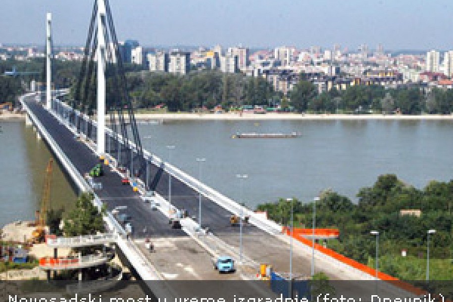 Umesto u subotičke ulice, bitumen ugrađen u novosadski Most slobode