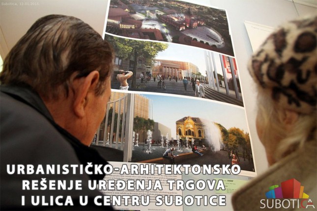 Uređenja trgova i ulica u centru Subotice - Najbolji radovi na Konkursu za urbanističko-arhitektonsko rešenje