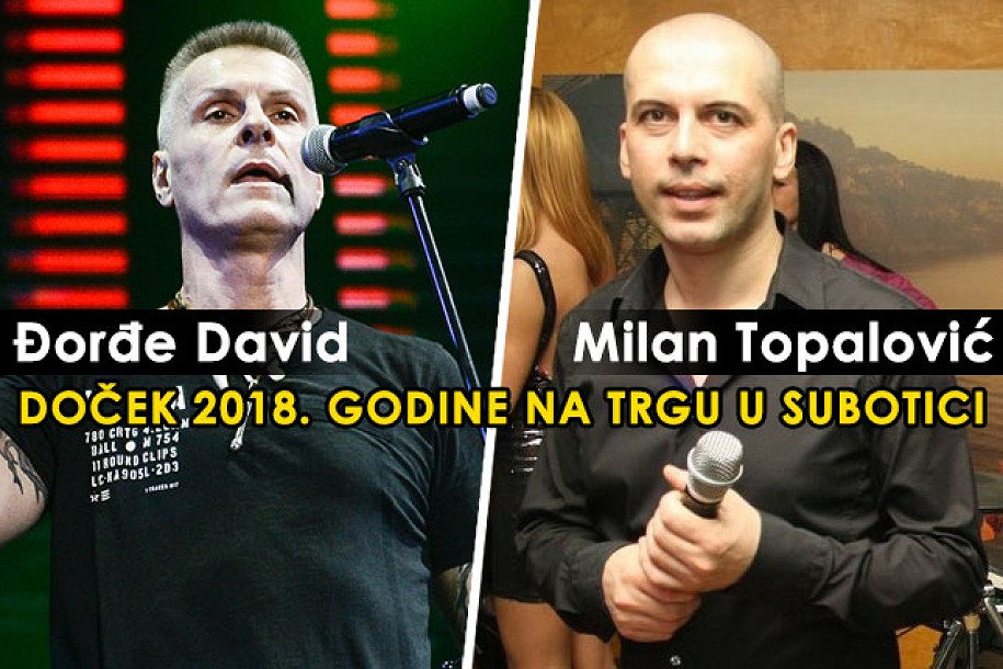 Đorđe David i Topalko na Gradskom trgu za Novu godinu