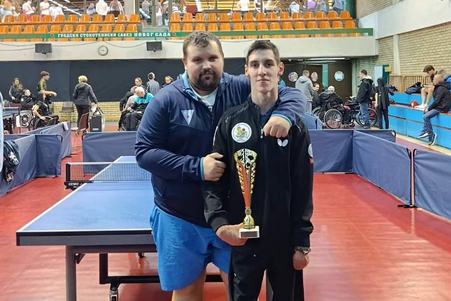 Stoni tenis: Luka Vidović prvak Srbije u konkurenciji osoba sa invaliditetom