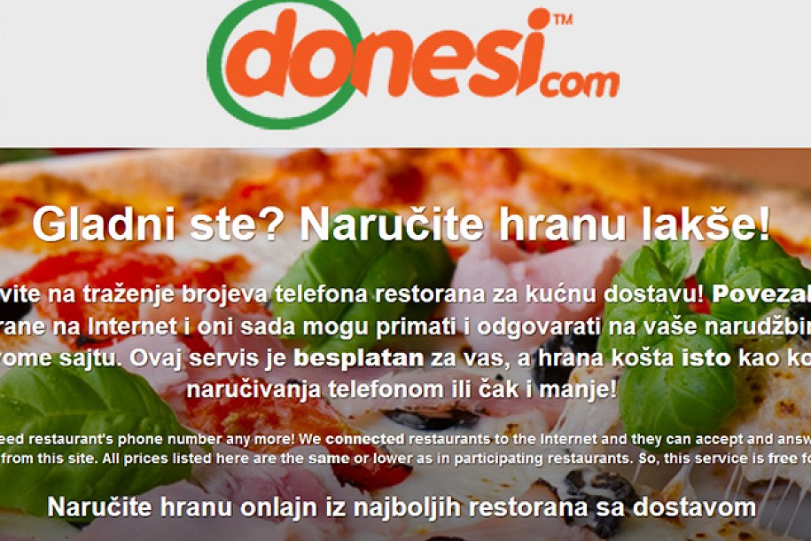 Donesi.com dostupan i Subotičanima