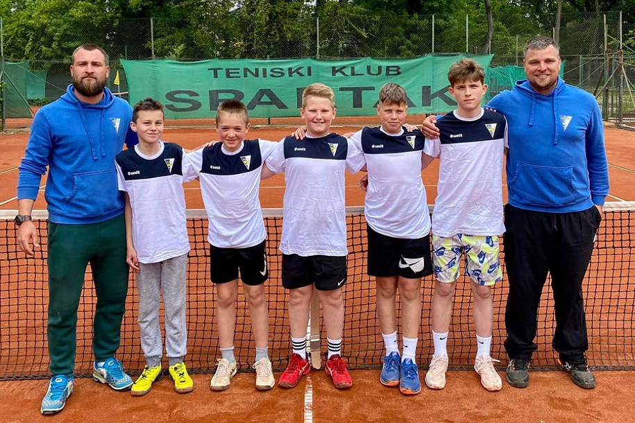 Tenis: Spartakova U14 selekcija osvojila Prvenstvo Vojvodine