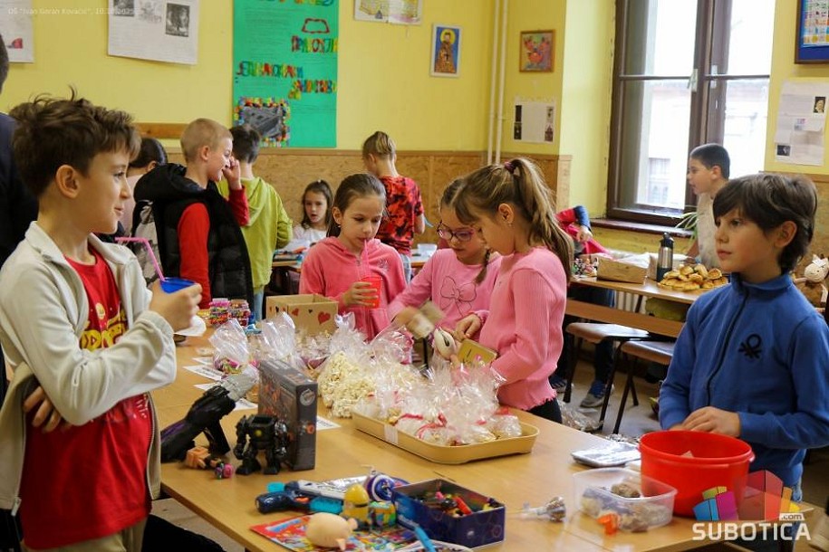 Dečji vašar u OŠ „Ivan Goran Kovačić“ – radost, zabava i humanost