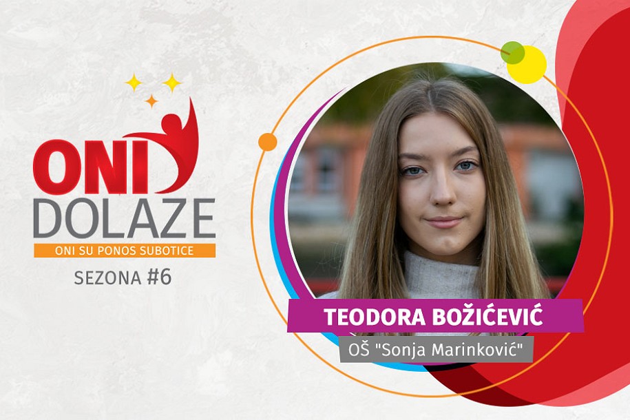 Oni dolaze: Teodora Božićević, učenica generacije OŠ „Sonja Marinković“